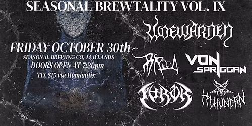 SEASONAL BREWTALITY VOL. IX (HALLOWEEN EDITION)