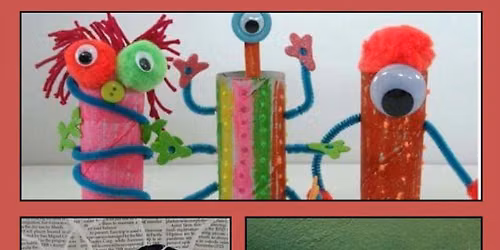 Art Camp Week 10B: Recycled Creations Summer Art Camp