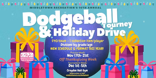Annual Dodgeball Tournament & Holiday Drive - Tournament Week