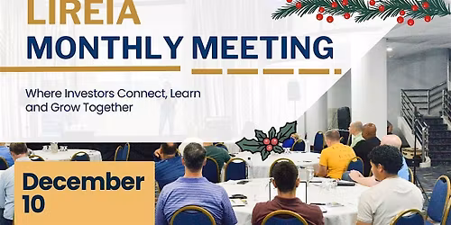 LIREIA December General Meeting