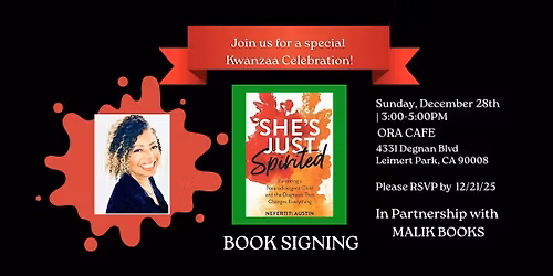 "She's Just Spirited" Book Signing