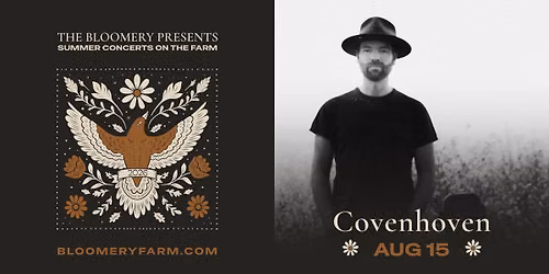 The Bloomery Presents: Internationally recognized indie\/folk artist Joel Van Horne of Covenhoven