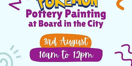 Pokemon Pottery Painting