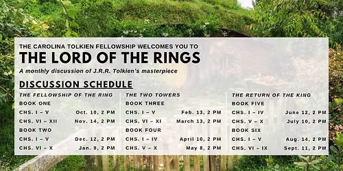 The Lord of the Rings: A Monthly Discussion