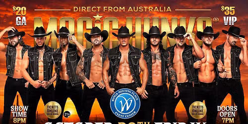 Oct 30th: Orchard Park, NY - MAGIC HUNKS AUSTRALIA TAKEOVER at Wings Meeting Place