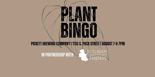 Plant Bingo at Pickett Brewing Company