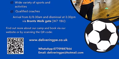 May half sports camp with Mr Pierce