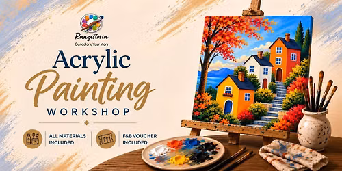 Hillside Village - Acrylic Painting Workshop