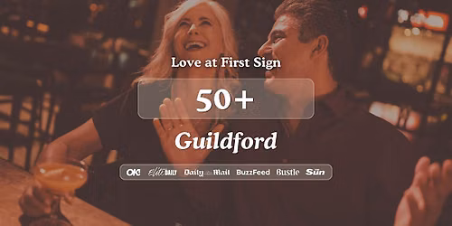 Guildford Singles Night, 50+ | All Bar One | Love at First Sign