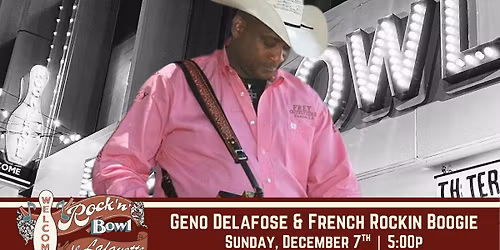 Geno Delafose & French Rockin' Boogie | Rock'n'Bowl\u00ae de Lafayette