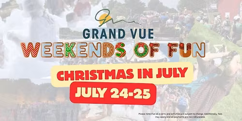 Christmas In July Weekend July 24-25