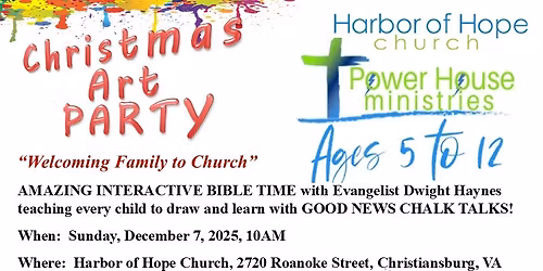 Christmas Family Art Party