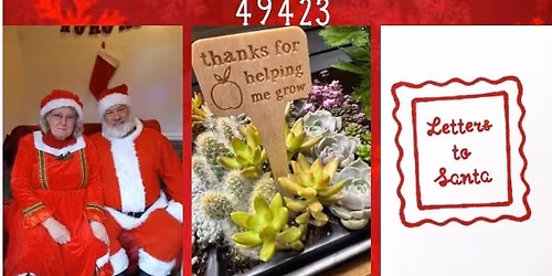 Santa at Picket Fence! 