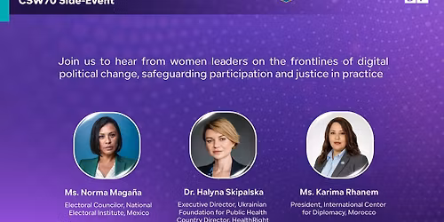 Women\u2019s Leadership in the Digital Era: Advancing Access to Justice in Online Political Spaces