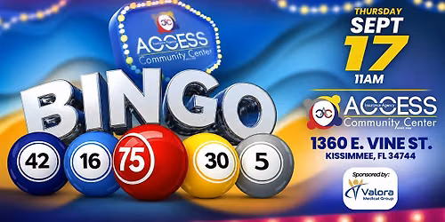 Bingo at Access Community Center