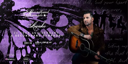 Secondhand Serenade (Awake) 20th Anniversary A Second Symphony