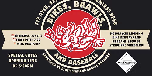 Bikes, Brawls, & Baseball Night vs. Chillicothe Paints