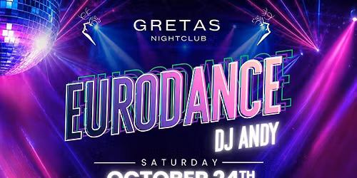 \u26a1 EURODANCE \u2013 FAVORIT I REPRIS! @ GRETAS \u26a1