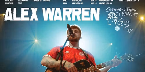 Alex Warren London Tickets