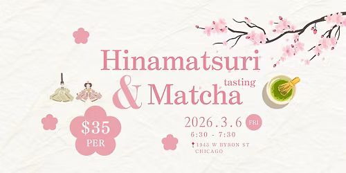 Hinamatsuri & Matcha tasting