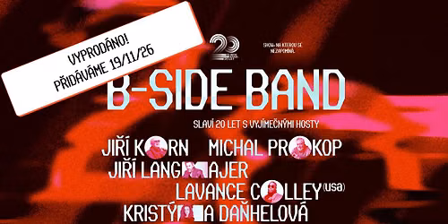 B-Side Band 20 let \u2013 slavnostn\u00ed gala ve\u010der - M\u011bstsk\u00e9 divadlo Brno
