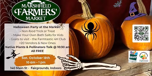 Haunted Farmers Market Saturday! Free