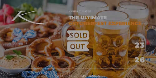 THE ULTIMATE OKTOBERFEST EXPERIENCE