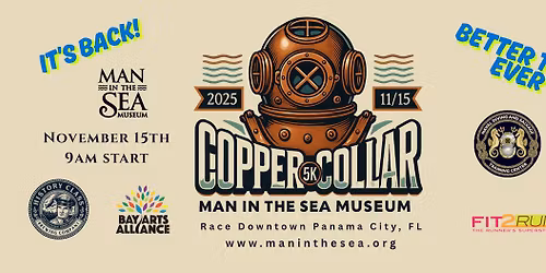 Copper Collar 5K, presented by the Man in the Sea Museum
