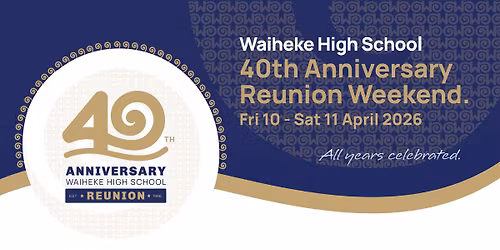 WHS 40th Anniversary Reunion Weekend