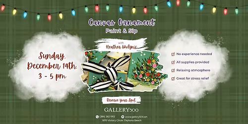 Holiday Paint & Sip Class with Heather Wolynic