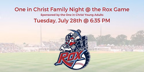 One in Christ Family Night at the Rox Game
