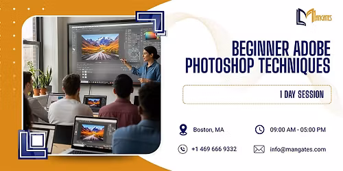 Beginner Adobe Photoshop Techniques: 1 Day Session in Boston, MA