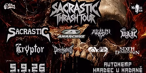 Sacrastic thrash tour- Hradec u Kadan\u011b
