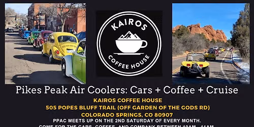 Pike Peak Air Coolers VW Cars + Coffee + Cruise