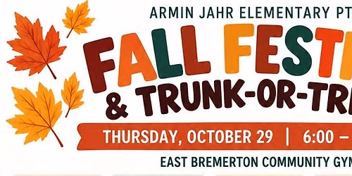 Armin Jahr Elementary Fall Festival\/Trunk or Treat