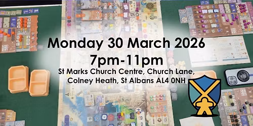 7pm Monday 30 March - Come to games