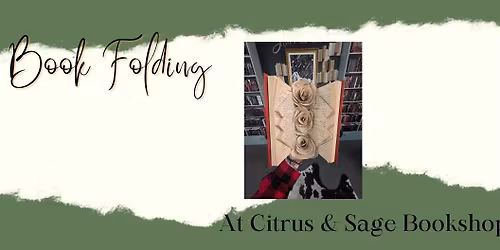 Book Folding Class