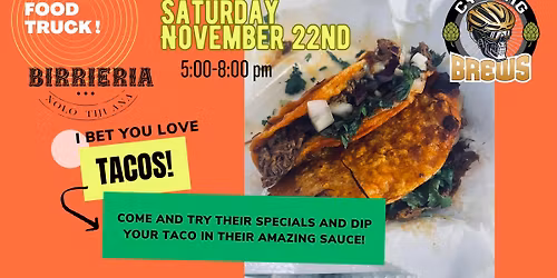 FOOD TRUCK EVENT: Birrieria XOLO Taco Truck at Cycling Brews