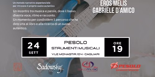 Showcase con Lucio Manca \u2013 Presentazione del libro Il rumore del basso e il silenzio del mondo