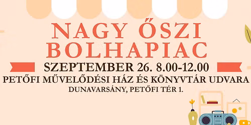 Nagy \u0151szi bolhapiac