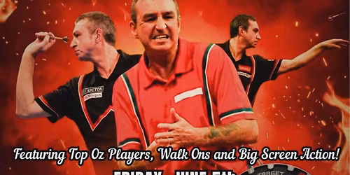 Richie Burnett - Bendigo Darts Exhibition 