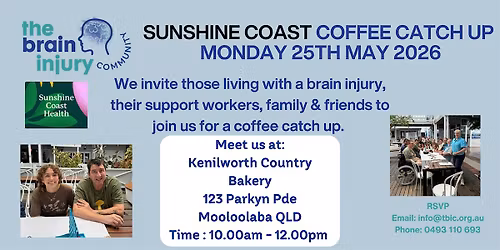Sunshine Coast TBIC Coffee Catch Up - Mooloolaba - May