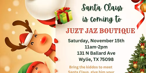 Santa is coming to Juzt JAZ Boutique