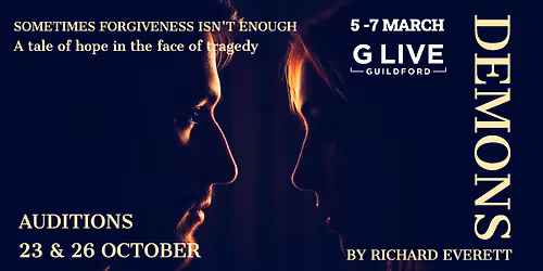 Auditions - 'Demons' by Richard Everett. Performing at G Live Studio