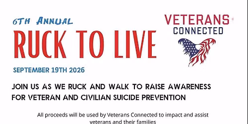 Ruck to Live, PTSD\/Suicide march, "Together We Heal"