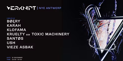 Verknipt NYE Antwerp - 31 December