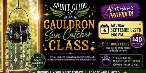 Cauldron Sun Catcher Class