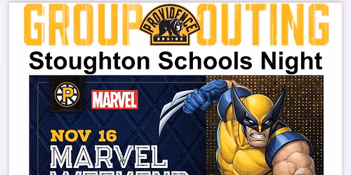 Providence Bruins Stoughton School Night!