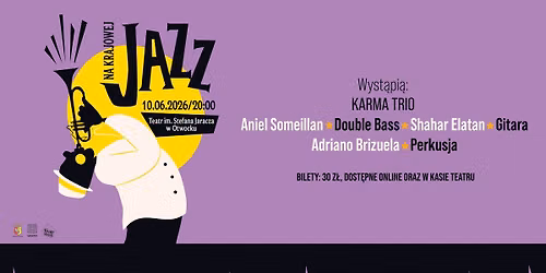 Koncert: Jazz na Krajowej - Karma Trio