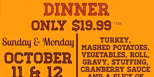 Thanksgiving Dinner in the Player\u2019s Lounge